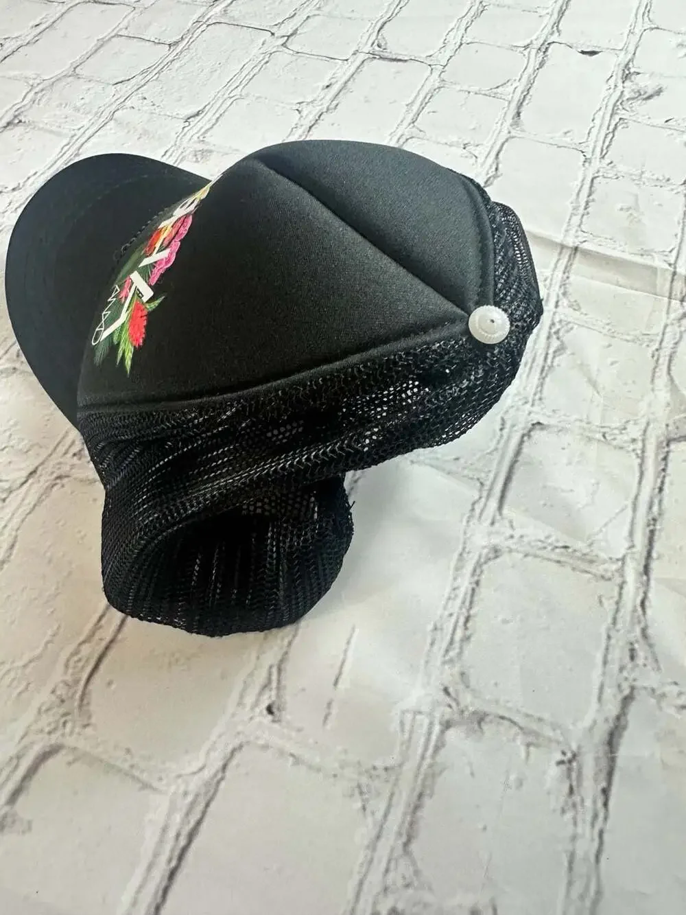 ANXD Aloha Flowers Youth Foam Trucker Hat